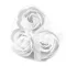 3 Stück Seifenblumen-Set - Weiß