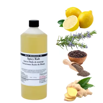   Premium-Massageöl mit Gewürzduft für professionelle Masseure – 1 Liter