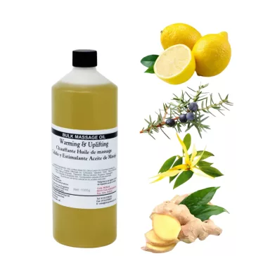   Premium-Massageöl zur Erwärmung und Belebung für professionelle Masseure – 1 Liter