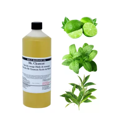   Premium-Massageöl zur Erleichterung der Rasur für den professionellen Gebrauch – 1 Liter