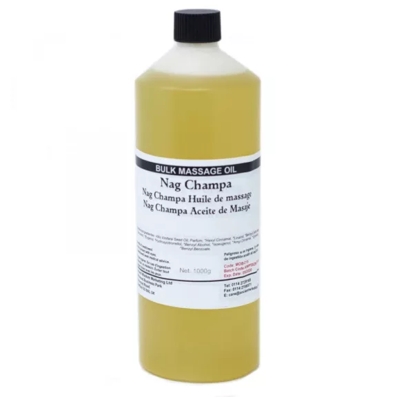 Premium-Massageöl „Nag Champa“ für den professionellen Gebrauch – 1 Liter