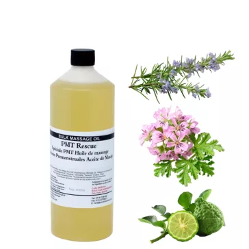   Premium PMS-Symptomlinderndes Massageöl für den professionellen Gebrauch – 1 Liter