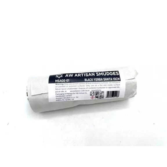 Verpacktes Räucherbündel – Schwarzer Salbei 10 cm Verpacktes Räucherbündel – Schwarzer Salbei 10 cm