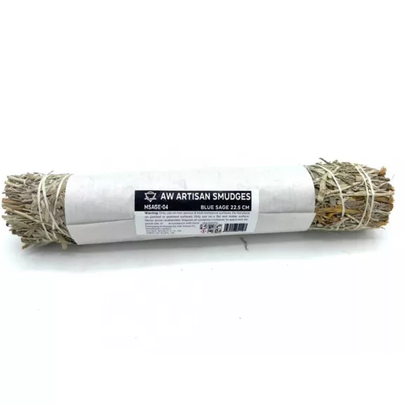 Verpacktes Räucherbündel – Blaue Salbei 22,5 cm Verpacktes Räucherbündel – Blaue Salbei 22,5 cm