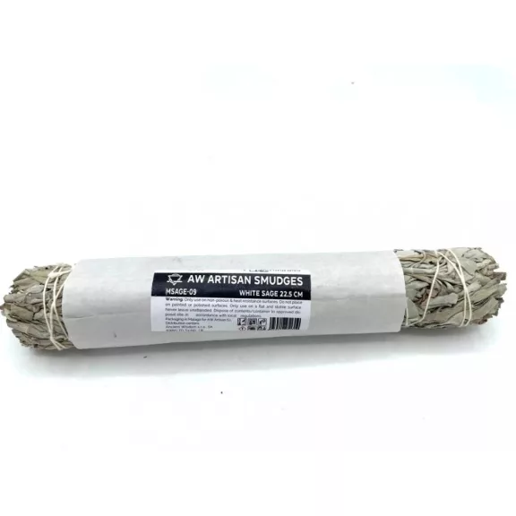 Verpacktes Räucherbündel – Weißer Salbei 22,5 cm Verpacktes Räucherbündel – Weißer Salbei 22,5 cm