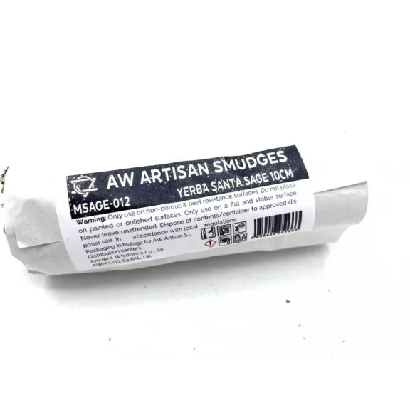 Verpacktes Räucherbündel – Yerba Santa Salbei 10 cm Verpacktes Räucherbündel – Yerba Santa Salbei 10 cm
