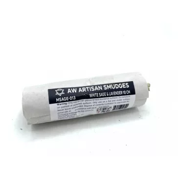   Verpacktes Räucherbündel – Weißer Salbei und Lavendel 10 cm