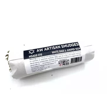   Verpacktes Räucherbündel – Weißer Salbei und Wacholder 10 cm
