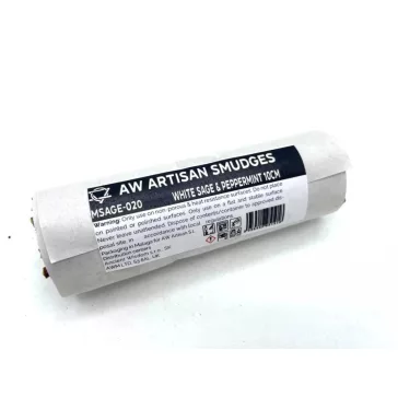   Verpacktes Räucherbündel – Weißer Salbei und Pfefferminze 10 cm
