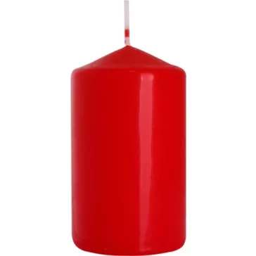 Zylinderkerze 60x100mm - Rot