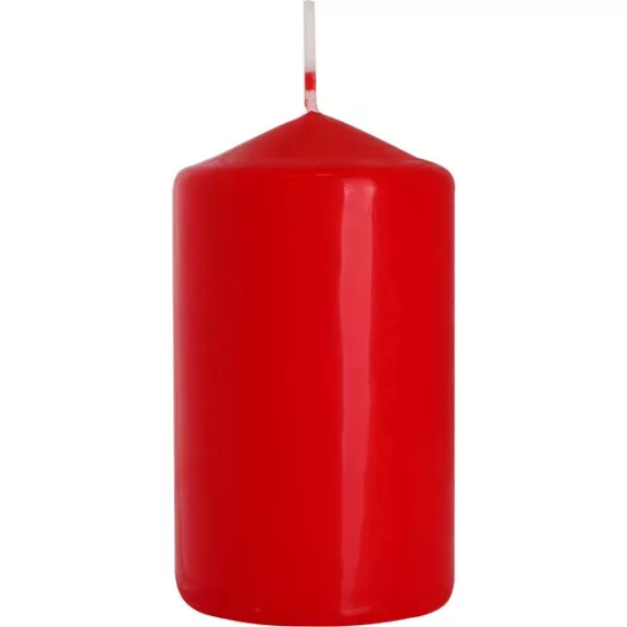Zylinderkerze 60x100mm - Rot