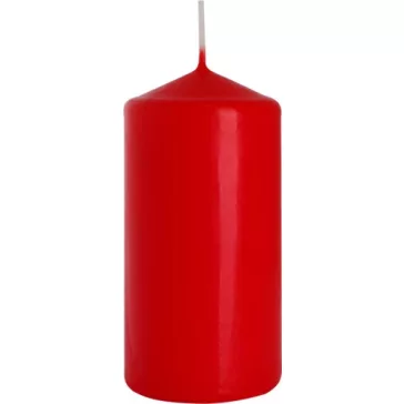 Zylinderkerze 60x120mm - Rot