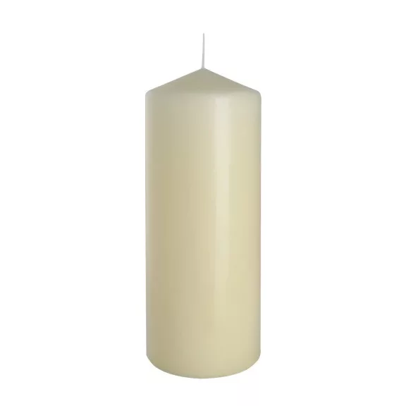 Zylinderkerze 80x200mm - Cremefarben Zylinderkerze 80x200mm - Cremefarben