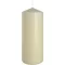Zylinderkerze 80x200mm - Cremefarben
