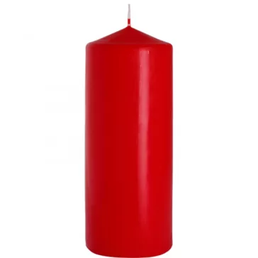 Zylinderkerze 80x200mm - Rot