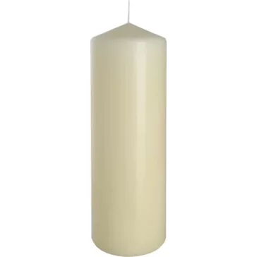 Zylinderkerze 80x250mm - Cremefarben