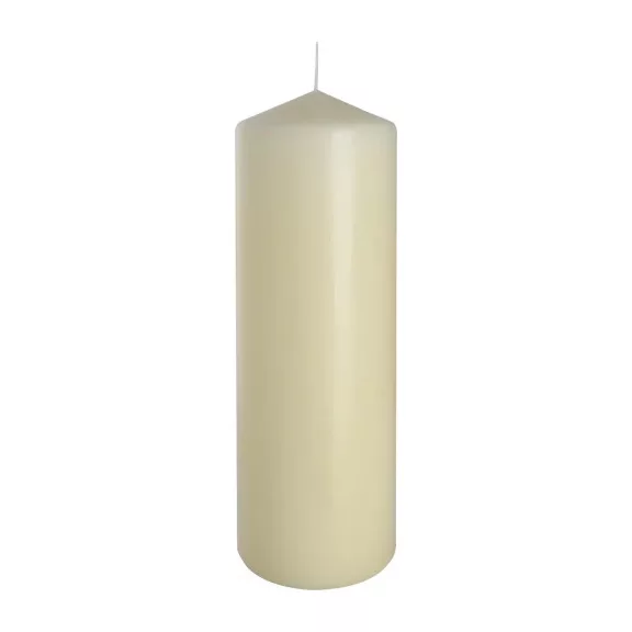 Zylinderkerze 80x250mm - Cremefarben Zylinderkerze 80x250mm - Cremefarben