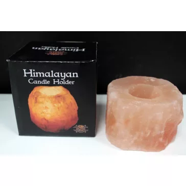 Himalaya-Salz-Kerzenhalter