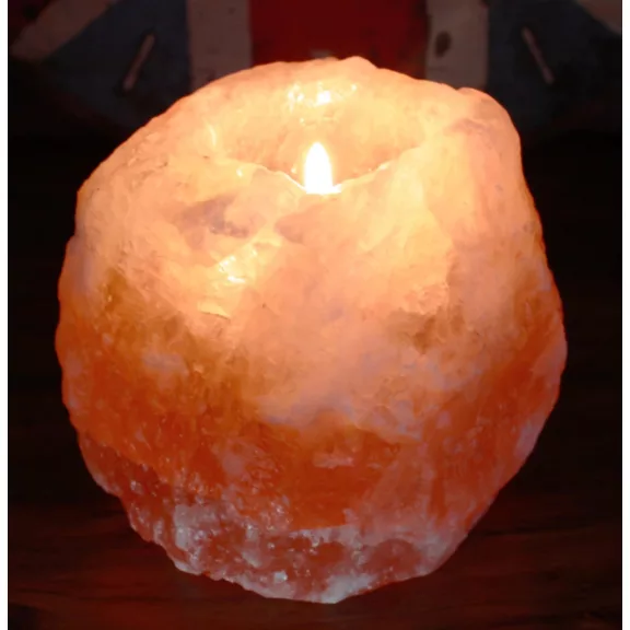Himalaya-Salz-Kerzenhalter