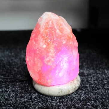   Hochwertige USB-Natur-Salzlampe – 11,5 cm (mit Farbwechsel) 