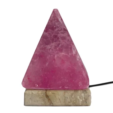   Hochwertige USB-Pyramiden-Salzlampe – 9 cm (mit Farbwechsel) 