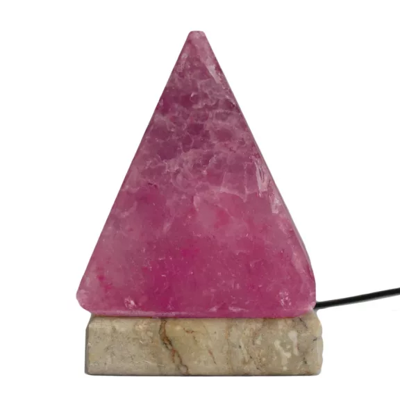 Hochwertige USB-Pyramiden-Salzlampe – 9 cm (mit Farbwechsel) Hochwertige USB-Pyramiden-Salzlampe – 9 cm (mit Farbwechsel)