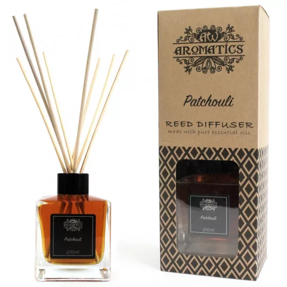 Patchouli Raumduft mit Bambusstäbchen 200ml Patchouli Raumduft mit Bambusstäbchen 200ml