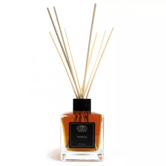 Patchouli Raumduft mit Bambusstäbchen 200ml Patchouli Raumduft mit Bambusstäbchen 200ml
