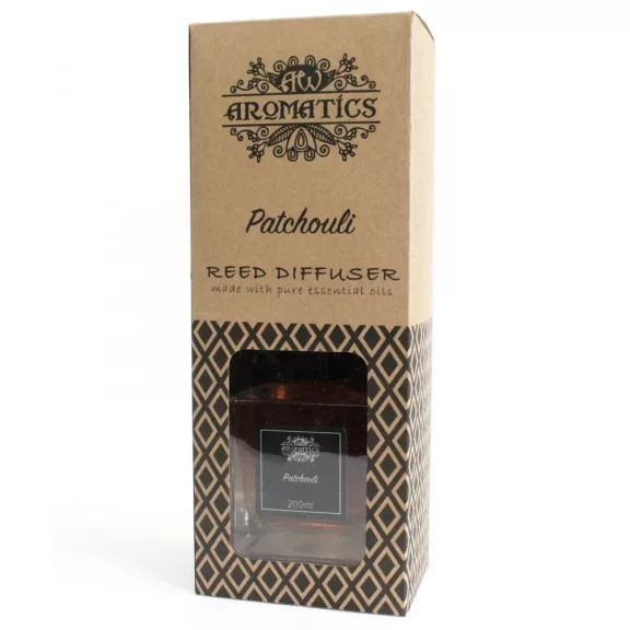 Patchouli Raumduft mit Bambusstäbchen 200ml Patchouli Raumduft mit Bambusstäbchen 200ml