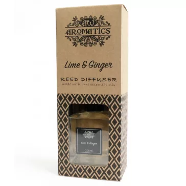 Limette & Ingwer Raumduft mit Bambusstäbchen 200ml