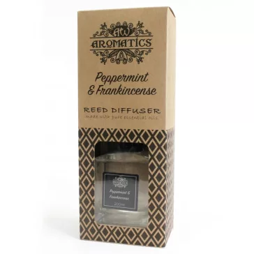 Pfefferminze & Weihrauch Raumduft mit Bambusstäbchen 200ml