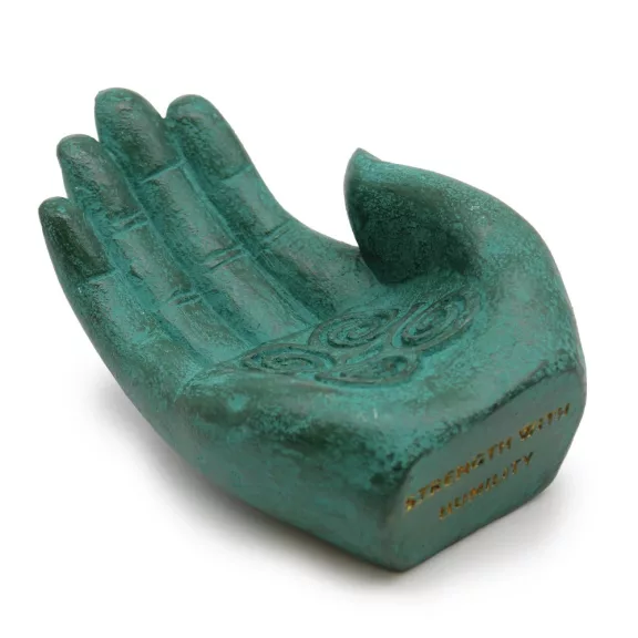 Räucherhalter – Hand – Kraft (grün) Räucherhalter – Hand – Kraft (grün)