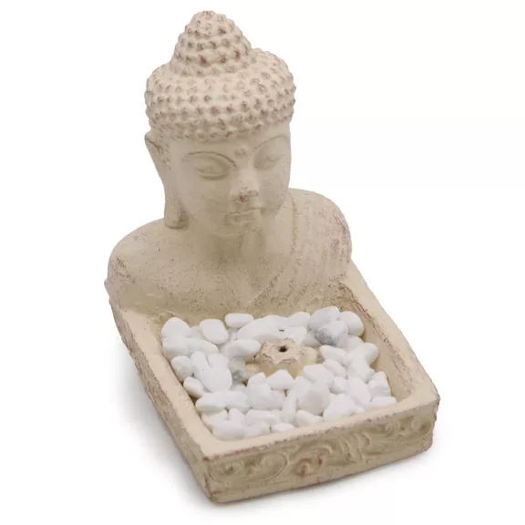 Buddha Feng Shui Räucherhalter (cremefarben) Buddha Feng Shui Räucherhalter (cremefarben)