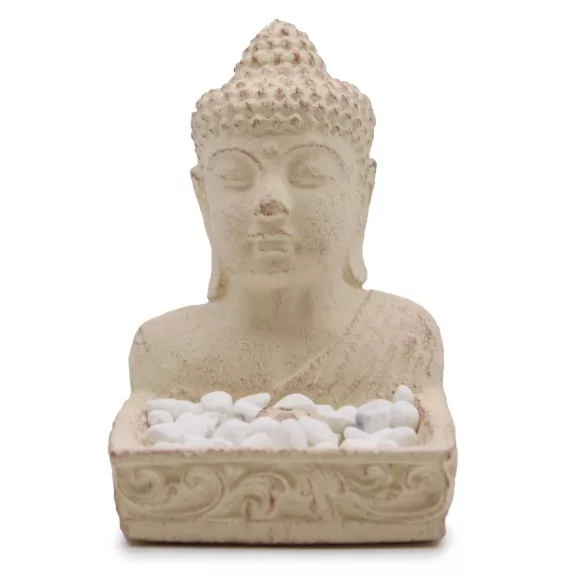 Buddha Feng Shui Räucherhalter (cremefarben) Buddha Feng Shui Räucherhalter (cremefarben)