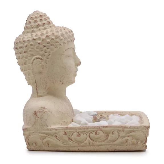 Buddha Feng Shui Räucherhalter (cremefarben) Buddha Feng Shui Räucherhalter (cremefarben)