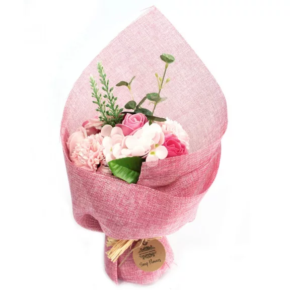 Stehender Seifenblumenstrauß - Rosa Stehender Seifenblumenstrauß - Rosa