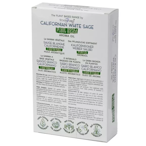 Stamford Pflanzliches Weißer Salbei Aromaöl (10ml)