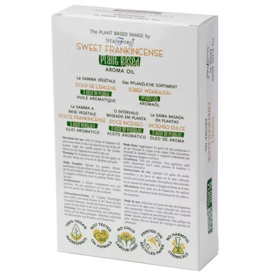  Stamford Pflanzenbasiertes süßes Weihrauch-Aromaöl (10ml)
