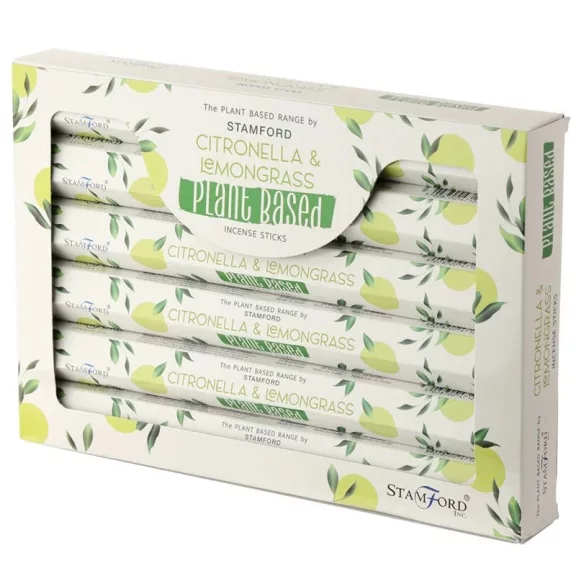 Räucherstäbchen auf pflanzlicher Basis – Citronella und Zitronengras