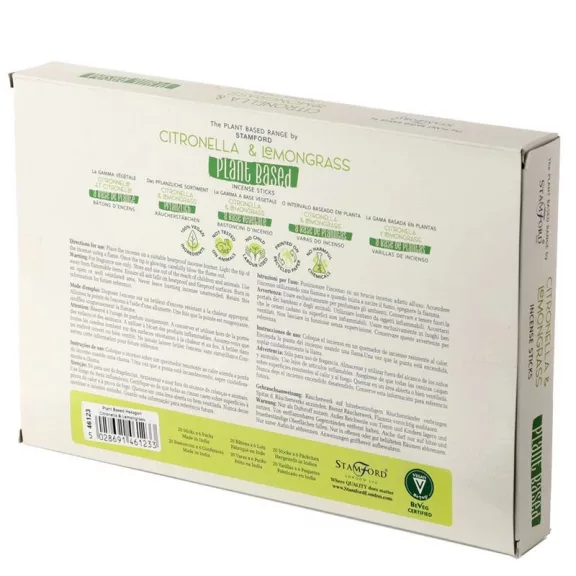 Räucherstäbchen auf pflanzlicher Basis – Citronella und Zitronengras