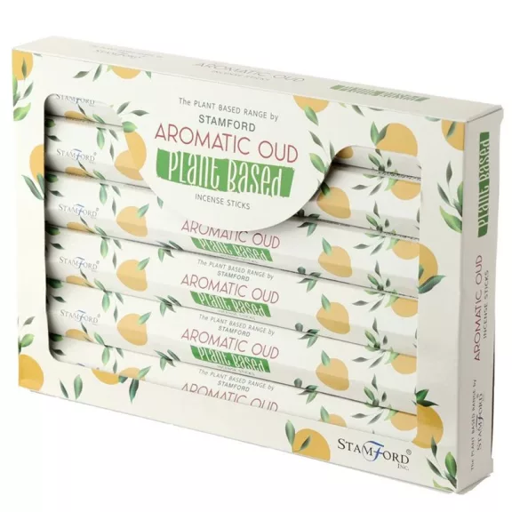 Räucherstäbchen auf pflanzlicher Basis – Aromatisches Oud Räucherstäbchen auf pflanzlicher Basis – Aromatisches Oud