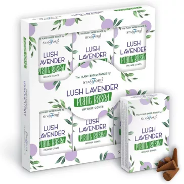 Pflanzliche Räucherkegel - Lavendel