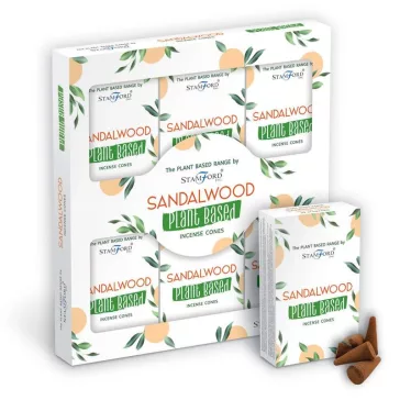 Pflanzliche Räucherkegel - Sandelholz