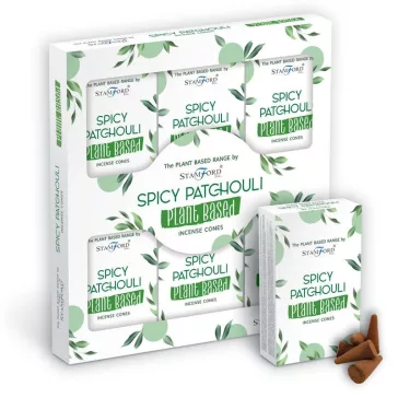 Pflanzliche Räucherkegel - Würziger Patchouli