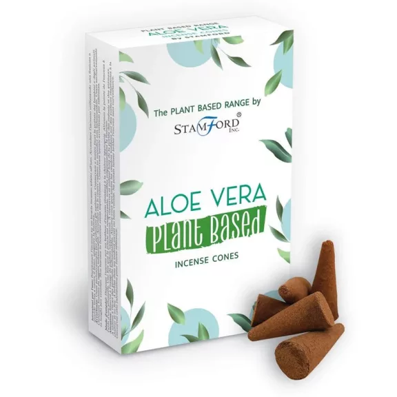 Pflanzliche Räucherkegel - Aloe Vera Pflanzliche Räucherkegel - Aloe Vera