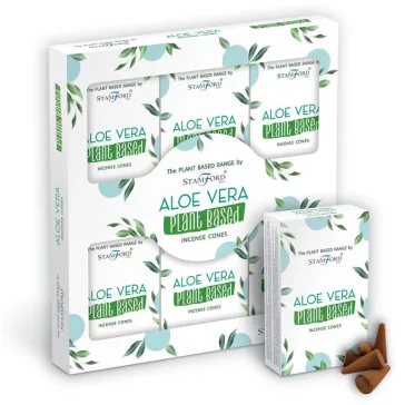Pflanzliche Räucherkegel - Aloe Vera