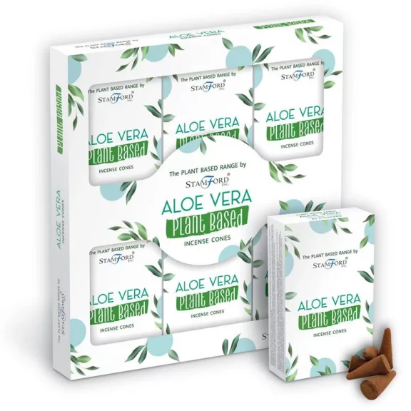 Pflanzliche Räucherkegel - Aloe Vera Pflanzliche Räucherkegel - Aloe Vera