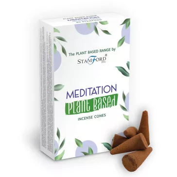 Pflanzliche Räucherkegel - Meditation