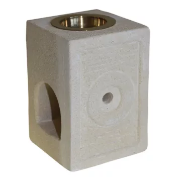 Sandstein-Aromalampe – Maori-Quadrat