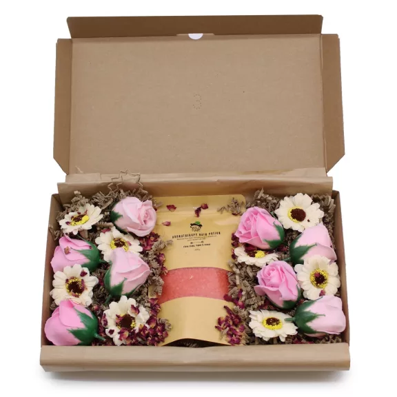 Wild Hare Badesalz mit Blumen – Leidenschaft Wild Hare Badesalz mit Blumen – Leidenschaft